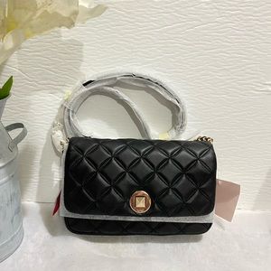 Kate Spade black Natalia flap crossbody.